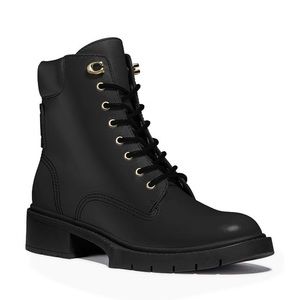 Coach Lorimer leather boots